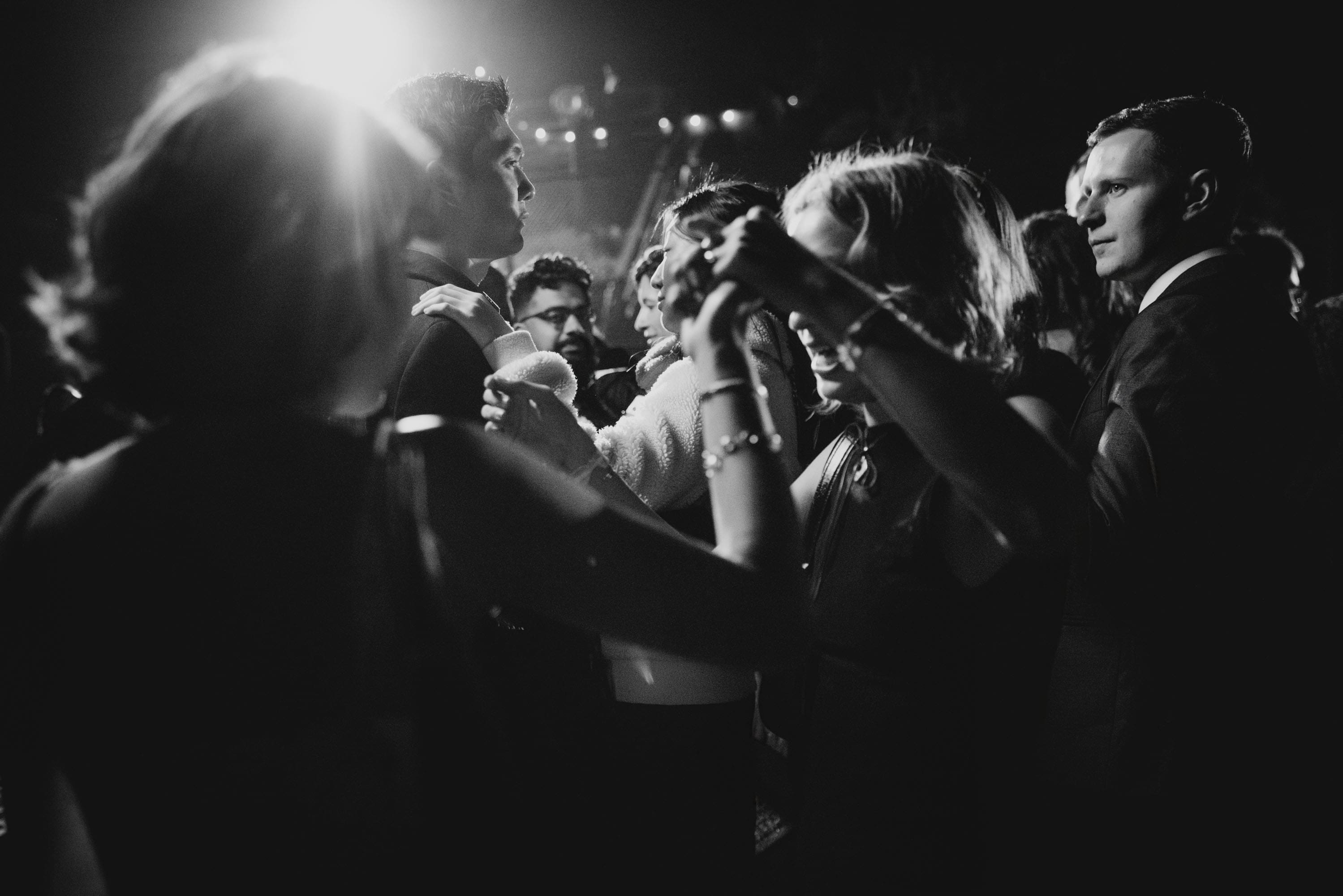 Black and white old hollywood vintage party san francisco on the beach