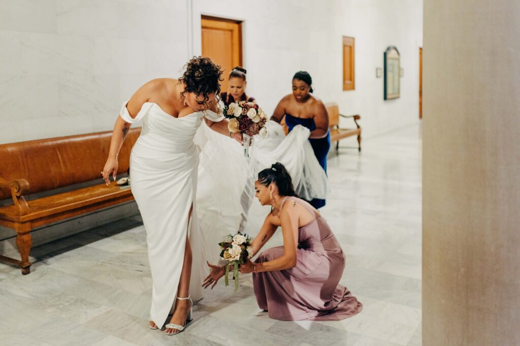 Walking in, getting settled — the anticipation starts to build here.