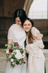 family photo fourth floor San Francisco City Hall wedding