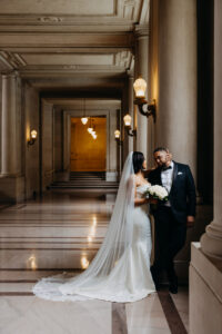 tall window stone floor San Francisco City Hall wedding