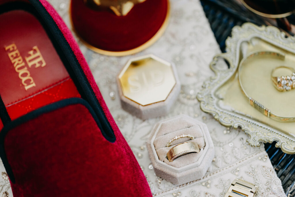 Grooms wedding details at Lavanda at Leal Vineyards